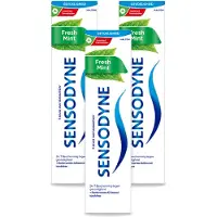 Sensodyne 3 x – Tandpasta – Fresh Mint – 75 ml - Voordeelverpakking - 3 stuks