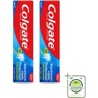 Colgate 2 x - Maximum Cavity Protection - Tandpasta - 100ml - Grootverpakking - Vaatwasstrips - Tandpasta - Gaatjesbescherming - Witte Tanden - Vlekverwijdering - Fluoridetandpasta