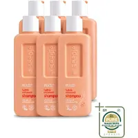 Seepje 6 x Hydrate & Nourish Shampoo - Hydraterende shampoo voor gezond haar - 300 ml - Voordeelverpakking - 6 stuks