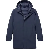 Local Fanatic Parka Jas - Heren Winterjassen Volwassen - Winterjas Heren Waterdicht - Lange Jas Heren - GS18518 - Blauw