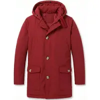 Local Fanatic Heren Winterjassen Volwassen - Parka Heren Winterjas - Heren Winterjas - GS17101 - Rode Jas