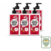 Marcel's Green Soap 6 x - Handzeep Argan & Oudh - Plantaardig & duurzaam - 500 ml - Wasstrips - Handzeep Argan Oudh - Natuurlijke Handzeep - Duurzame Handzeep - Arganolie Handzeep - Oudh Handzeep