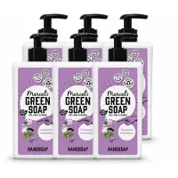 Marcel's Green Soap 6 x - Handzeep - Lavender & Rozemarijn - Voor dagelijks gebruik - 500 ml - Voordeelverpakking - 6 stuks