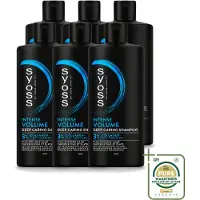 Syoss 6 x - Volume 440 ml - Shampoo - Voor Volumeboost - 440ml - Wasstrips - Volume Shampoo - Fijn Haar Shampoo - Volumeboost Shampoo - Haar Volume - Haar Structuur