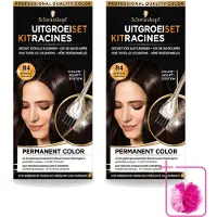 Schwarzkopf 2 x - Uitgroeiset - Donkerbruin - Bulkverpakking - Uitgroeiset donkerbruin - Douchemop - Haarkleur bijwerken