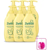 Zwitsal 6 x – Shampoo – Anti-Klit – 400 ml - Bulkverpakking - Baby haar reinigen - Douchemop - Anti-klit shampoo