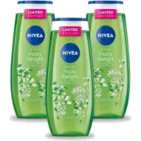Nivea 3 x – Douchegel – Fruity Delight – 250 ml - Voordeelverpakking - 3 stuks