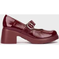 Wonders Dames Schoenen van leer FLYTRES 42 Bordeauxrood (38), 5 tot 8 cm, Gesp, Feest, Lakleer E-7142_2024_9834