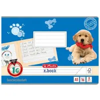 Herlitz verhaalschrift x.book, A5 dwars, liniatuur 1G, 16 vel