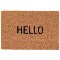 Esschert Design Kokosvezel Deurmat "Hallo" 60x40cm - Stijlvol & functioneel