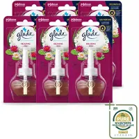 Glade 6 x - Navulling Elektrische Olie - Relaxing Zen - Zonder Houder - Wasstrips - Luchtverfrisser - Geur - Ontspanning - Geurverspreider - Elektrische Olie