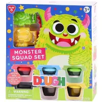 Playgo Kneedklei-set "Monsterbende" met 6 kleurrijke potjes