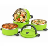 Azaris Thermos Voedselcontainer 2.1L - Draagbare Lunchbox voor Werk & Reizen