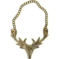 Mars & More flessenketting hert champagne goud