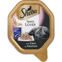 Sheba Sauce Lovers Katten Natvoer - Zalm - 22 x 85 gram