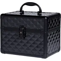 Famanu – Cosmetica Koffer - Make-up Tas - Zwart, Maat S