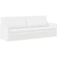 vidaXL - 3-zits - sofa - Wit - 220 - x - 81 - x - 82 - cm - Stof