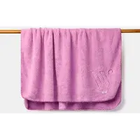 Woody Plaid 150x200, roze - maat 150x200cm