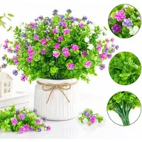 VHV - Kunstplanten Kunstbloemen - UV-bestendige Kunstbloemen voor Buiten Bakken | Kunstplanten en Buitenplanten voor Balkonbak, Tuin