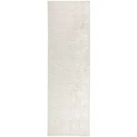 vidaXL - Tapijt - Crèmekleurig - 50 - x - 400 - cm - 100% - Polyester - 3 - mm - Wasbaar