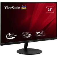 Viewsonic VA24E2-H 24" Full HD-kantoormonitor - IPS-paneel, 144Hz, HDMI-, VGA-ingangen
