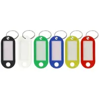 Westcott sleutelhangers met ring, 18 mm, 200 stuks