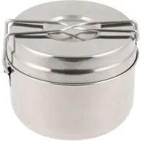 MFH - Max Fuchs - CZ Mess Kit/pannen set - RVS - 3-delig - compact