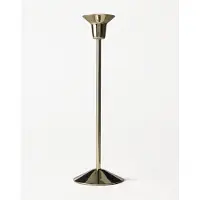 HEMA Kandelaar ⌀25x7.5cm Zwier Metaal Goud (goud)
