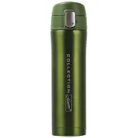 Maestro Thermos Mok - Geïsoleerde Roestvrijstalen Fles voor Warme of Koude Dranken (450ml, groen)
