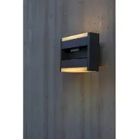 Lutec Design wandlamp Conroy antraciet