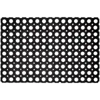 Hamat Deurmat open ringen zwart rubber L1000xB1500xS22mm