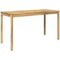 vidaXL Tuin Bar Tafel Witgewassen 196 x 80,5 x 105 cm