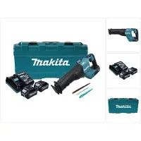 Makita JR 001 GD201 Accu Reciprozaag 40 V max. borstelloze reciprozaag XGT + 2x accu 2,5 Ah + lader + koffer