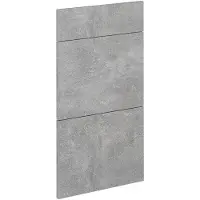 Vicco Keukenfront R-Line Beton 39.6 x 70.4 cm meubelfront voor de onderkast met lades, Model 37444