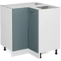 Vicco Keukenfront R-Line Blauw-grijs 59.2 x 71.3 cm meubelfront voor de hoekonderkast, Model 40934