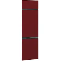 Vicco R-Line Keukenfront – 59.6 x 196 cm meubelfront voor de koelkastombouwkast Rood
