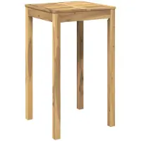 vidaXL Tuin Bar Tafel Witgewassen 60 x 60,5 x 105 cm