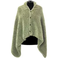 Unique living - Plaid Nox Tea Green -75x150cm