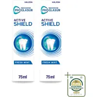 Sensodyne 2 x - Tandpasta - ProGlasur Active Shield - Fresh Mint - Frisse Munt - 75 ml - Wasstrips - Tandpasta - Glazuurbescherming - Gaatjesvoorkomen - Suikerzuren - Frisse Mond