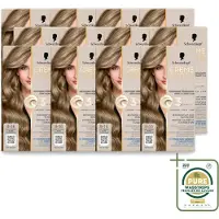 Schwarzkopf 12 x - Haarkleuring - Creme Supreme 8-16 - Cool Asblond - 245g - Wasstrips - Haarkleuring - Asblond - Permanent - Grijsdekking - Haarverf