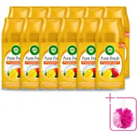 Air Wick 12 x Freshmatic - Luchtverfrisser Navulling - Tropische Mango - 250ml - Bulkverpakking - Tropische Mango - Douchemop - Geurverspreider