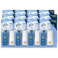 Glade 12 x - Houder Touch & Fresh - Pure Clean Linen - 10 ml - Voordeelverpakking - 12 stuks