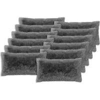 vidaXL Kussen 12 st HEERLEN Lichtgroen 40 x 80 cm PV Fleece