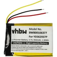 VHBW Camera accu compatibel met GoPro Wi-Fi Remote - vervangt YD362937P / 350 mAh