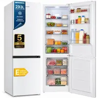 Heinner HCNF-HM293INVE++ Koel-vriescombinatie 293 L – No Frost – Inverter Compressor – Elektronische Bediening met Instelbare Thermostaat – Omkeerbare Deur – Wit – 5 Jaar Garantie