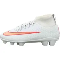 Nike Mercurial Superfly 11 Club Gras / Kunstgras Voetbalschoenen (MG) Peuters/Kleuters Wit Felrood Goud