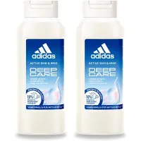 Adidas 2 x – Douchegel – Active Skin & Mind Deep Care – 250 ml - Voordeelverpakking - 2 stuks