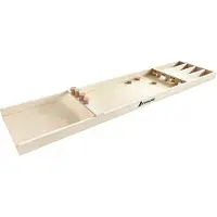 Cougar Dutch Shuffleboard Mini Naturel Hout 20 Sjoelschijven 200 cm