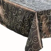 2lif Florence Tafelkleed Textiel bruin 140x140cm