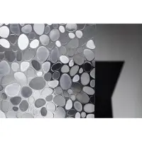 2lif Stones Statische raamfolie Mini rol transparant 45cmx1,5mtr